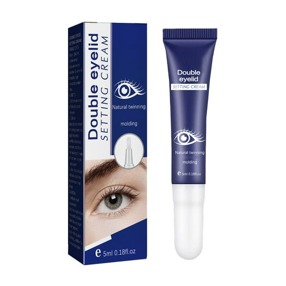 Double Eyelid Setting Cream - Eyelid Tightening Cream, Double Eyelid Shaping Cream, Lightweight, Non-Adhesive Texture, Quick Drying, Natural, Long-Lasting, for Hanging Eyelids