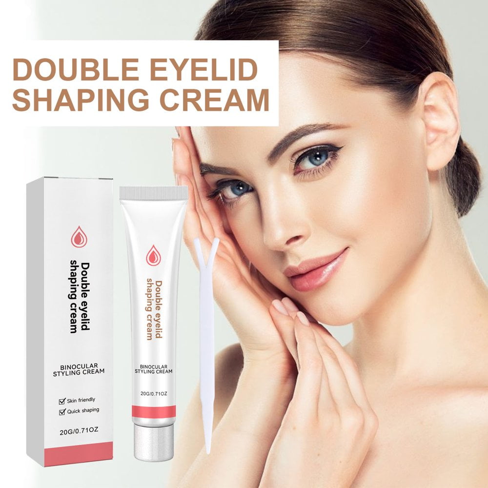 Double Eyelid Styling Cream, Natural Invisible Double-Fold Eyelid ...