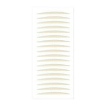 Double Eyelid Tape, Invisible Eyelid Sticker, L-Shaped Natural Fiber Mesh, Seamless Breathable Lightweight Long-Lasting Non-Reflective Adhesive for Swollen Eye Simulation Female Use