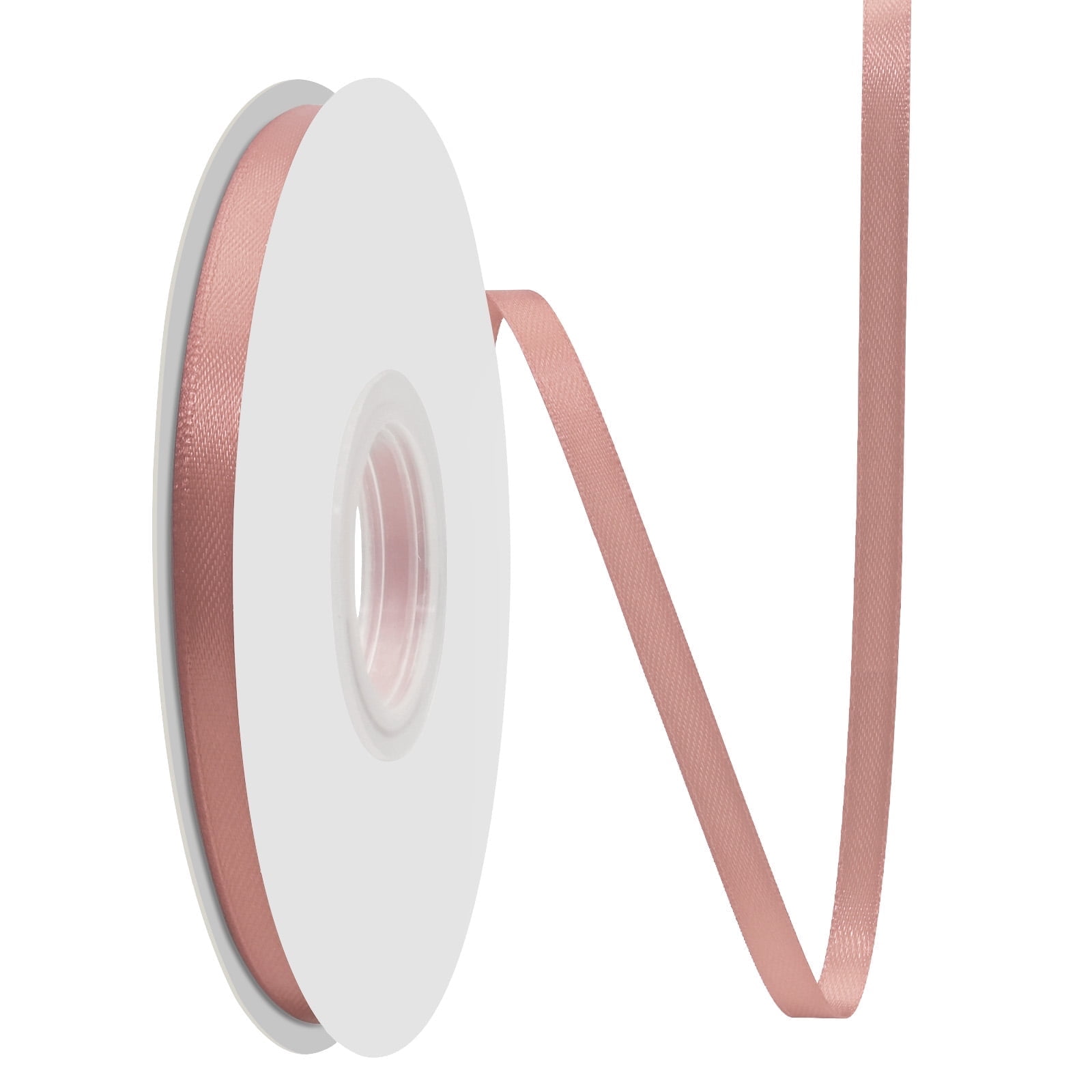Peach Ribbons Double Face Peach Satin Ribbon 1/4 Inch X 50 Yards - Walmart.com
