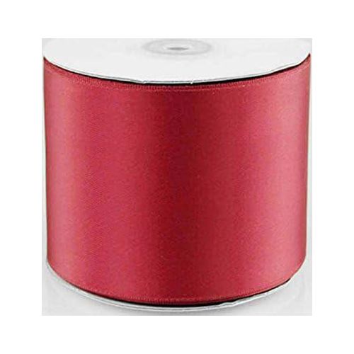 Double Face Satin Ribbon - 1.5 Inch X 25 Yards, Silk Fabric Ribbon For Crafts, Gift Wrapping, Bows, Wedding Decor (Pink)