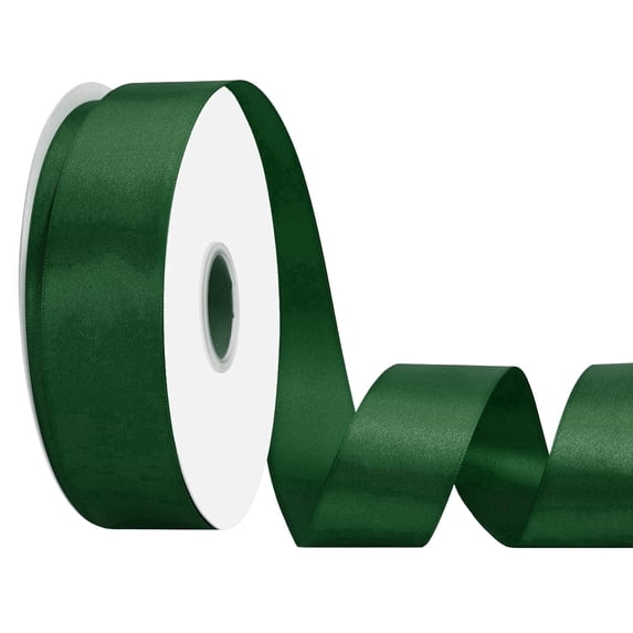 GTYBOVA Double Face Satin Ribbon 1-1/2 inch X 100 Yards,Forest green Ribbon for Gift Wrapping for Weddings Party Hair Bow Invitation Decorations and More
