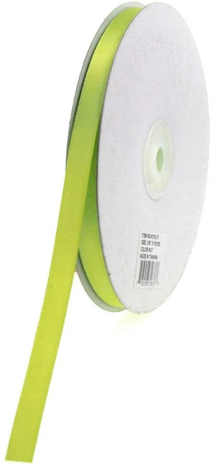 Double Face Satin Ribbon, 1/4-Inch, 50-Yard, Apple Green - Walmart.com