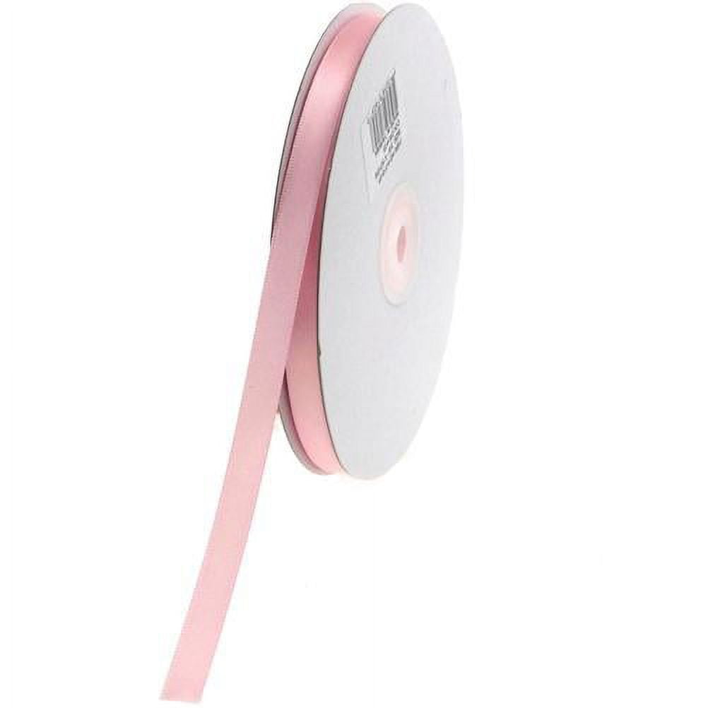 Double Face Satin Ribbon, 1/4-Inch, 50-Yard, Light Pink - Walmart.com