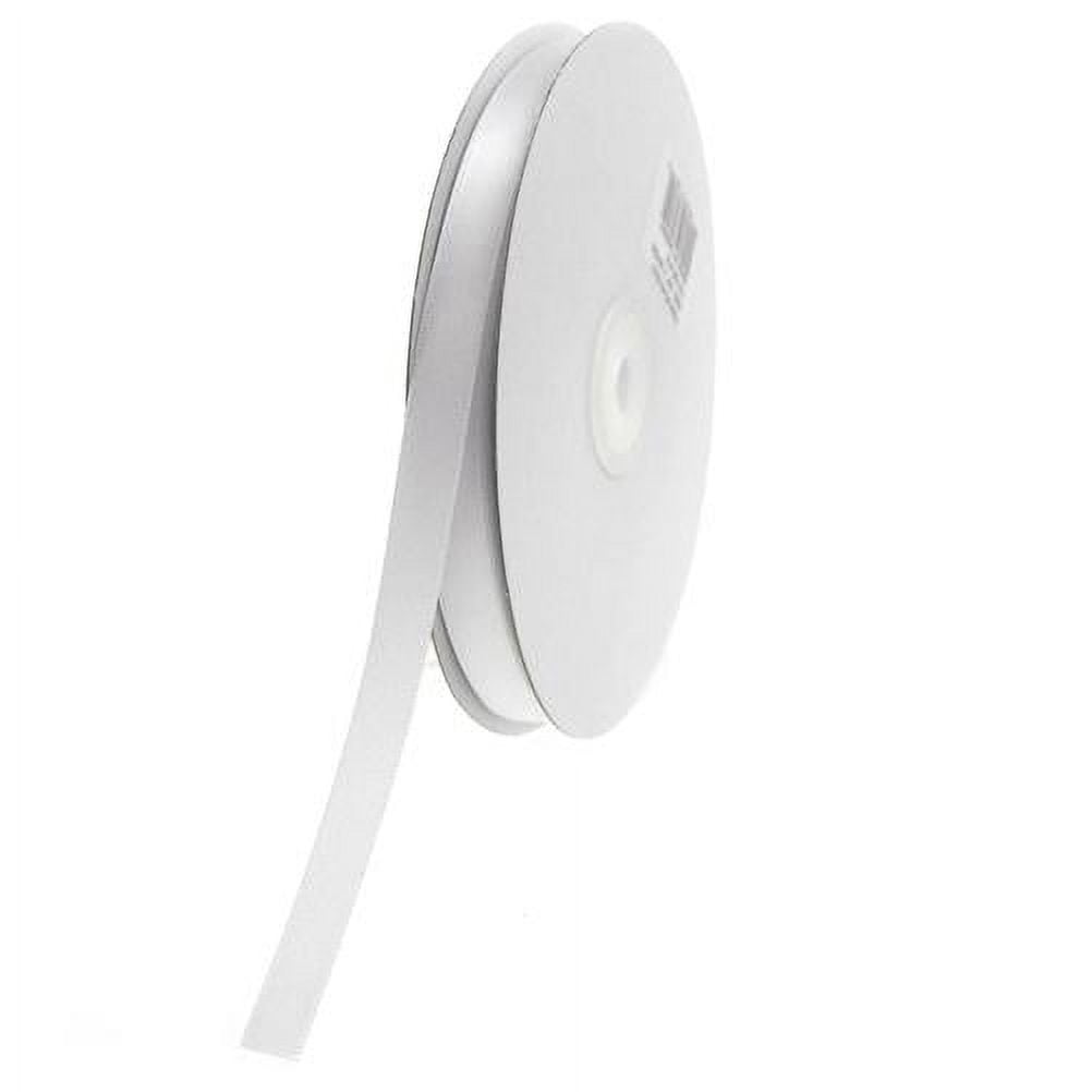 Double Face Satin Ribbon, 1/4-Inch, 50-Yard, White - Walmart.com