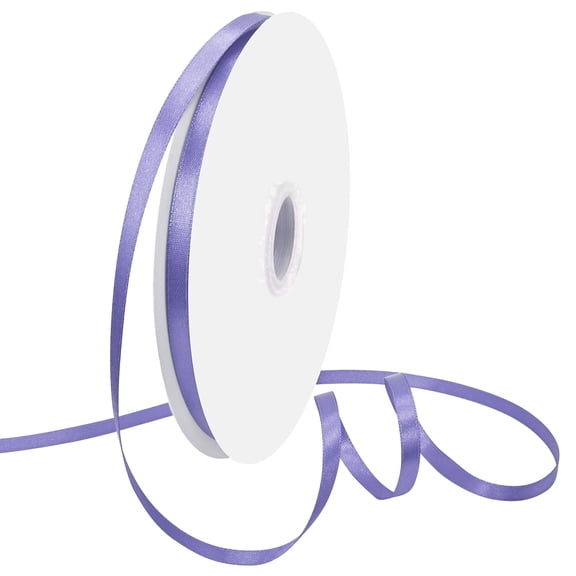 GTYBOVA Double Face Satin Ribbon 1/4 inch X 100 Yards ,Light Purple Ribbon for Gift Wrapping Very Suitable for Weddings Party Hair Bow Invitation Decorations and More