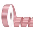 thumbnail image 1 of LoomJoyz Double Face Satin Ribbon 1 inch X 50 Yards,Polyester Ribbon for Gift Wrapping Very Suitable for Weddings Party Hair Bow Invitation Decorations and More Beige pink, 1 of 7