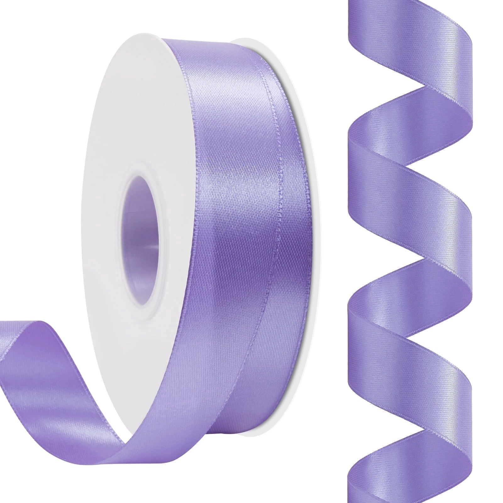 LoomJoyz Double Face Satin Ribbon 1 inch X 50 Yards,Polyester Ribbon ...