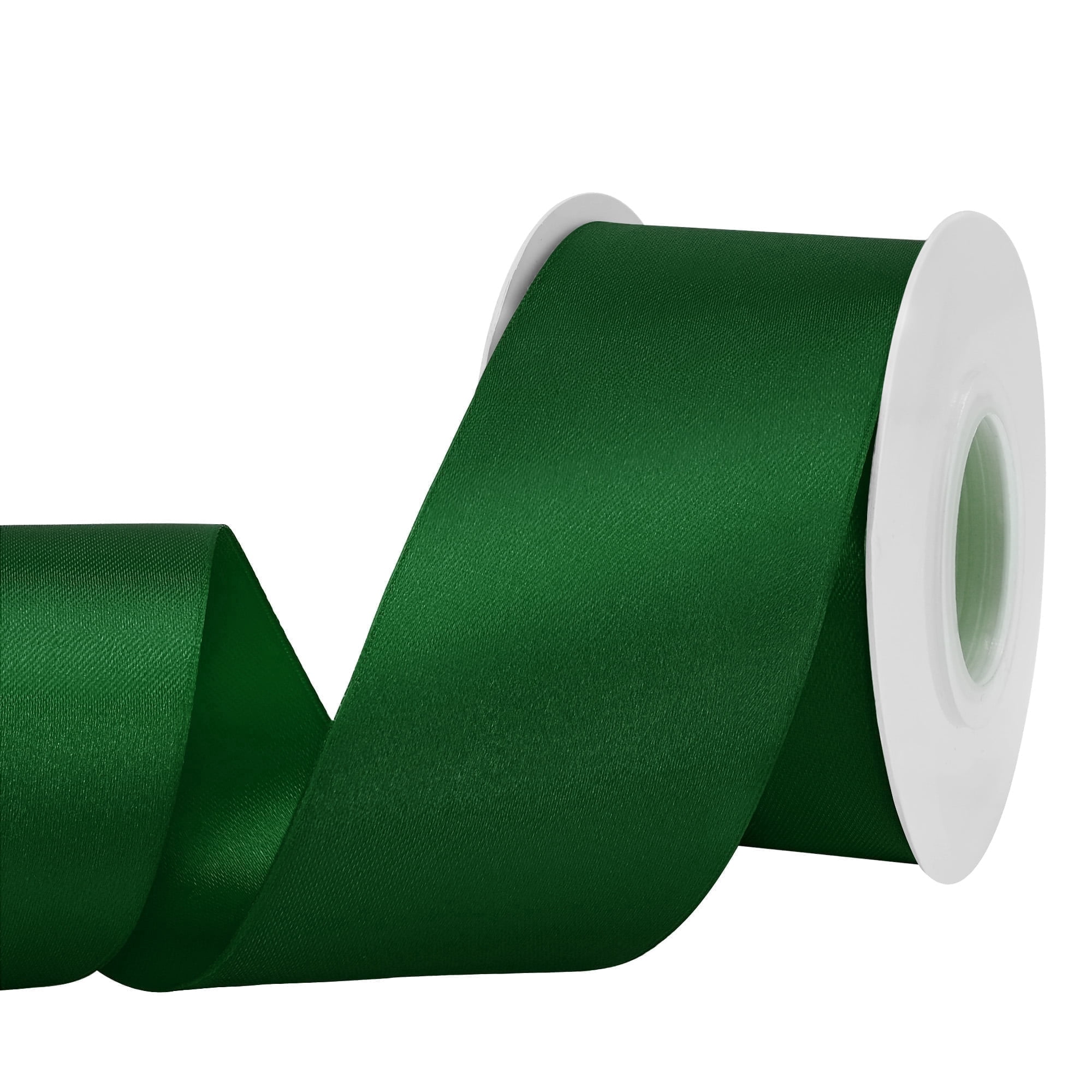 LoomJoyz Double Face Satin Ribbon 2 inch X 50 Yards /roll,Polyester ...