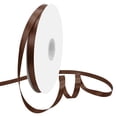 thumbnail image 1 of Double Face Satin Ribbon 3/8 inch X 100 Yards /roll,Polyester Ribbon for Gift Wrapping Very Suitable for Weddings Party Hair Bow Invitation Decorations and More Brown, 1 of 8