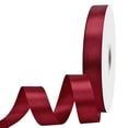 thumbnail image 1 of GTYBOVA Double Face Satin Ribbon 7/8 inch X 100 Yards ,Polyester Ribbon for Gift Wrapping Very Suitable for Weddings Party Hair Bow Invitation Decorations and More Burgundy, 1 of 8