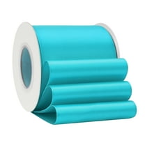 Double Face Satin Ribbon3 inch X 15 Yards Polyester Ribbon for Gift Wrapping Very Suitable for Weddings Party Hair Bow Invitation Decorations and More Turquoise