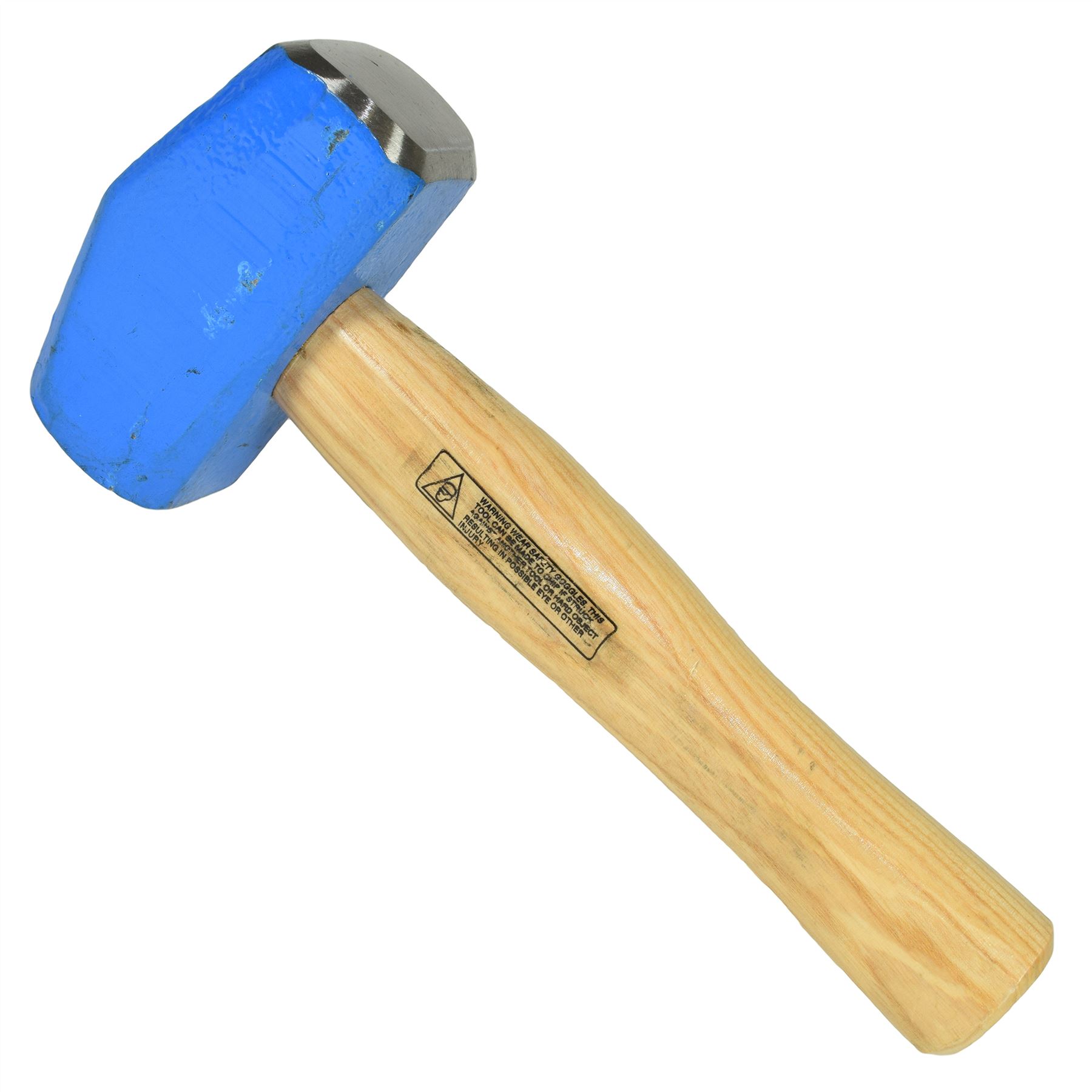 Double Face Sledge / Lump Hammer Genuine Hickory Handle Shaft 4Lbs 1