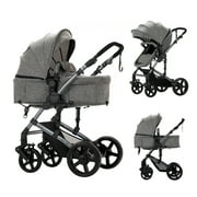 Double-Faced Baby Stroller High Landscape Baby Pram Portable Multifunctional Pushchair