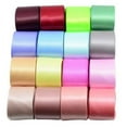 thumbnail image 1 of Double Faced Satin Ribbon,16 Colors 32 Yard Assorted Ribbon Fabric Ribbon Perfect for Gift Wrapping/Christmas/Wedding Favors/Party Decoration DIY Crafts, 1 of 8