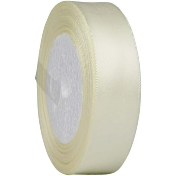 Double Faced Satin Ribbon Double Sided Solid Polyester Ribbon for Gift Wrapping Christmas Decoration