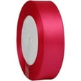 thumbnail image 1 of Double Faced Satin Ribbon Double Sided Solid Polyester Ribbon for Gift Wrapping Christmas Decoration, 1 of 4