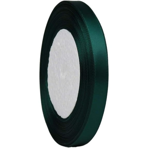 Double Faced Satin Ribbon Double Sided Solid Polyester Ribbon for Gift Wrapping Christmas Decoration