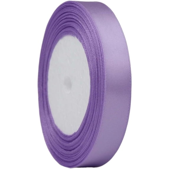 Double Faced Satin Ribbon Double Sided Solid Polyester Ribbon for Gift Wrapping Christmas Decoration