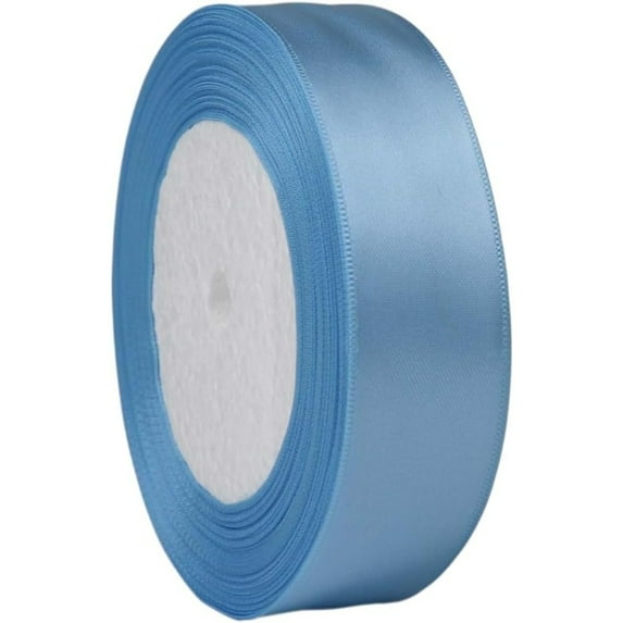 Double Faced Satin Ribbon Double Sided Solid Polyester Ribbon for Gift Wrapping Christmas Decoration