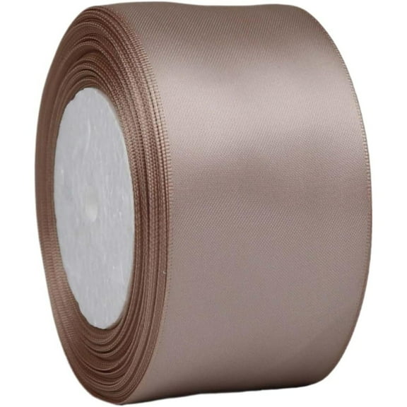 Double Faced Satin Ribbon Double Sided Solid Polyester Ribbon for Gift Wrapping Christmas Decoration