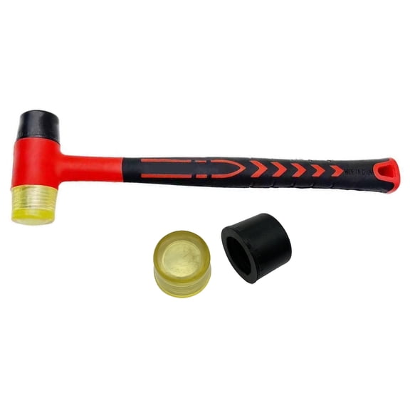 Double-Faced Soft Rubber Hammer Essential Tool for Home Improvement for Hand Tool for Woodwork & Repairs