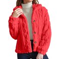 thumbnail image 1 of Double Faced Stand Collar Reversible Short Coat Winter Warm Soft Outerwear Casual Trench Style Jacket for Women, 1 of 8