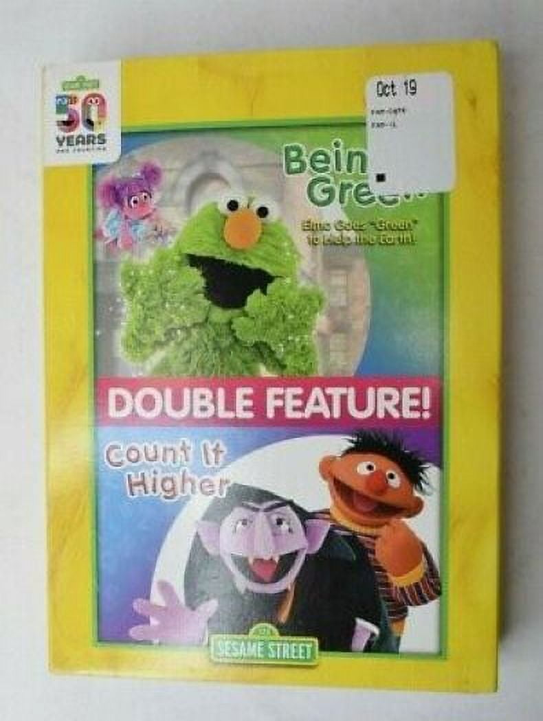 Double Feature 2 Disk Set Sesame Street Being Green/ Count It Higher