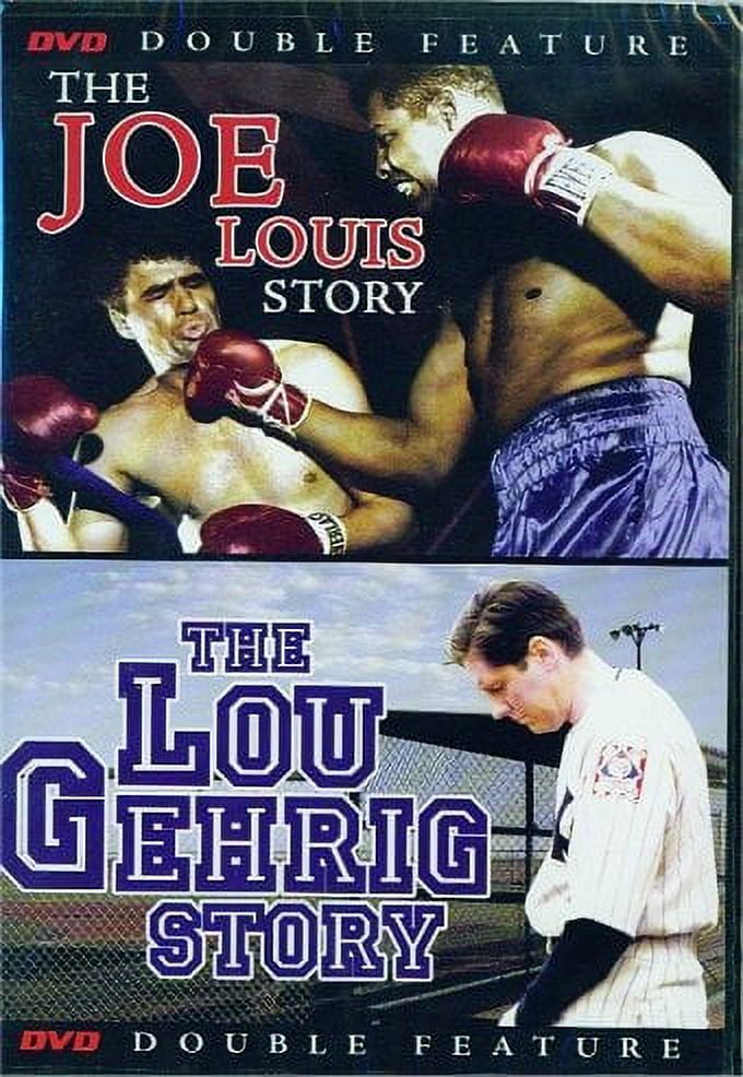 Double Feature The Joe Louis Story and The Lou Gehrig Story [DVD ...