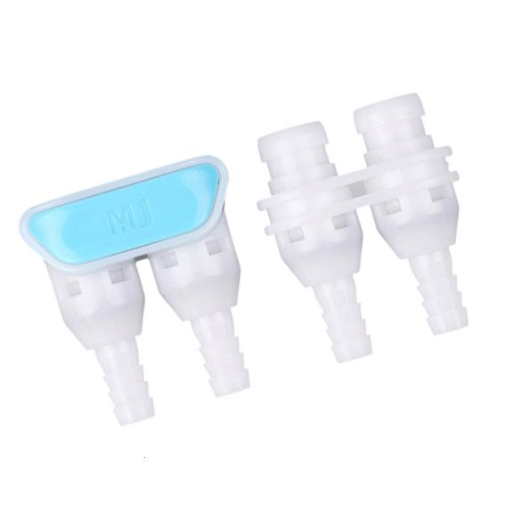 Double Female End Quick Releasing Coupling Plastic Water Injection Connector Barbed Joint for Beauty Instrument Repairing