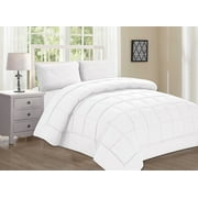 Double-Filled Comforter %100 Twin/Twin XL White