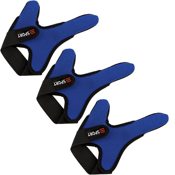 Double-Finger Gloves,3 Pack Anti-Slip Fishing Glove,Professional Double-Finger Gloves Index Finger Protector Unisex Elastic Band Glove for Outdoor Fishing