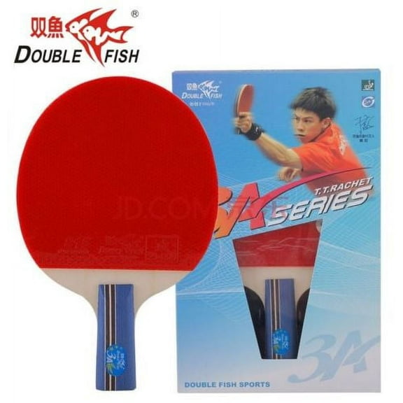 Double Fish Professional Wood Blade Table Tennis Racquet (Shakehand)- 3A