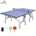 thumbnail image 1 of Double Fish Table Tennis Table, 8x4 ft, Foldable & Portable, 1 of 7