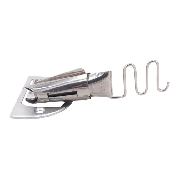 Double Fold Angle Binder Attachment for Sewing Machine, Industrial Sewing Tool for Binding Edges on Fabric, Leather, Clothing, Bags, Boxes, Professional Tailoring and Garment Making Supplies