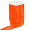 thumbnail image 1 of Uxcell Double Fold Bias Tape, Continuous Bulk Satin Fabric for Sewing and Quilting Orange Red, 1 of 7