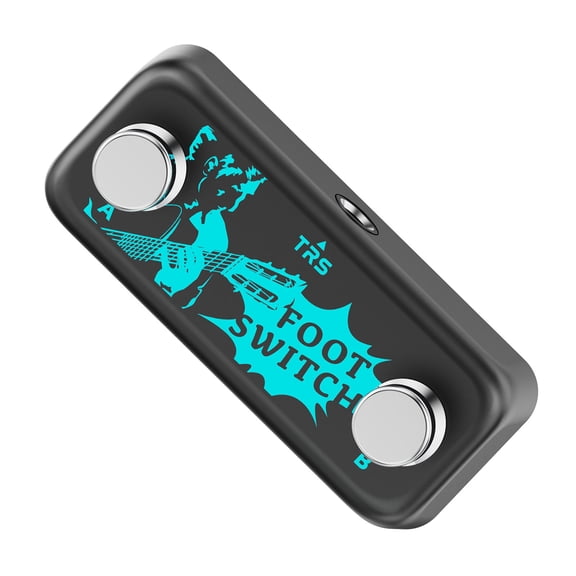 Double Foot Guitar Effect Footswitch Foot Switches Guitar Pedal Music Instrument Part Metal Replacement Momentary Foot