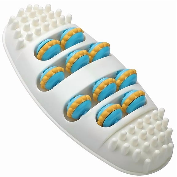 Double Foot Massager Roller,Portable Dual Foot Massage Roller for Relieve Pain,Feet Massager Tool for Home Office Use, for Women Men Mom and Dad