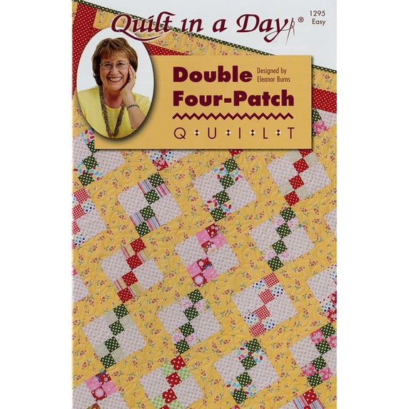Double Four-Patch Quilt: Eleanor Burns Signature Pattern 735272012955