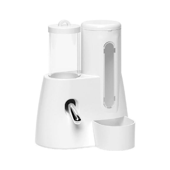 Double Function Small Animals Food Container With Automatic Feeding