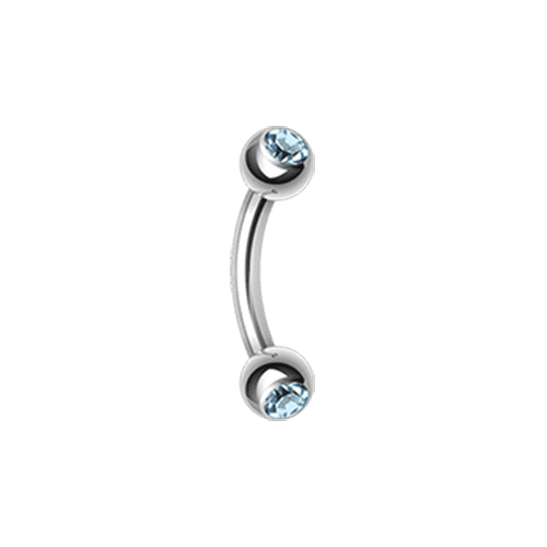 Curved barbell hot sale eyebrow piercing