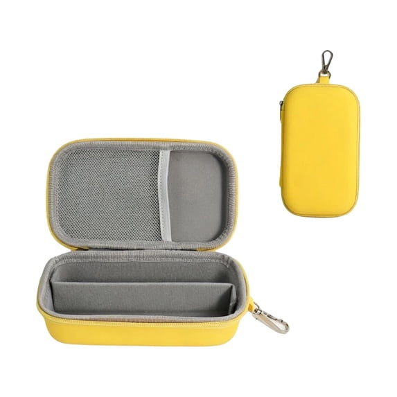 Double Glasses Case Hard Shell Glasses Storage Box Eyewear Holder Travel Sunglasses Organizer with Adjustable Slot