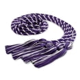 thumbnail image 1 of Endea Graduation Double Graduation Honor Cord Purple/White, 1 of 4