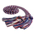 thumbnail image 1 of Endea Graduation Double Graduation Honor Cord Royal Blue/Red/White, 1 of 4