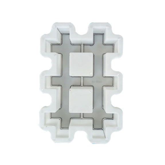 Double Grid Lawn Paver Mold Plastic Reusables Garden Tool For Grass Paving Paths Creation Without Tool