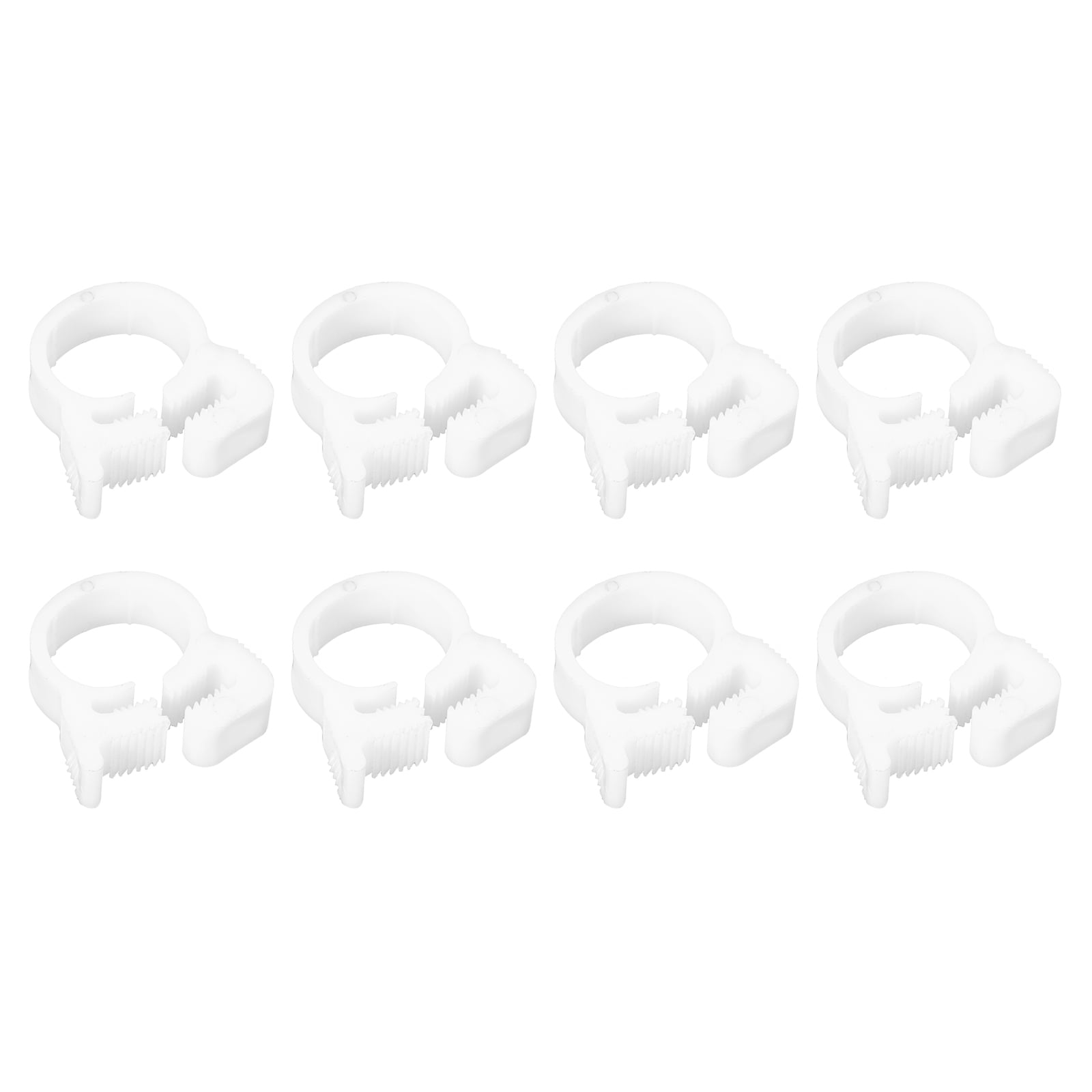 Double Gripping Nylon Hose Clamps, 8 Pack 13.514.5mm Double Snap Grip