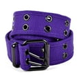 thumbnail image 1 of Double Grommet Hole Canvas Belt - Belt for Men and Women by Umo Lorenzo, 1 of 7