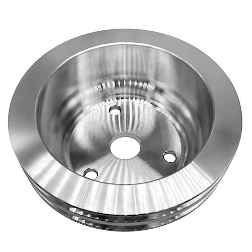 Double Groove SBC LWP Aluminum Crankshaft Pulley for Chevy 350 383 400 327 305 265 283 265 Engines$$Vehicle Parts & Accessories