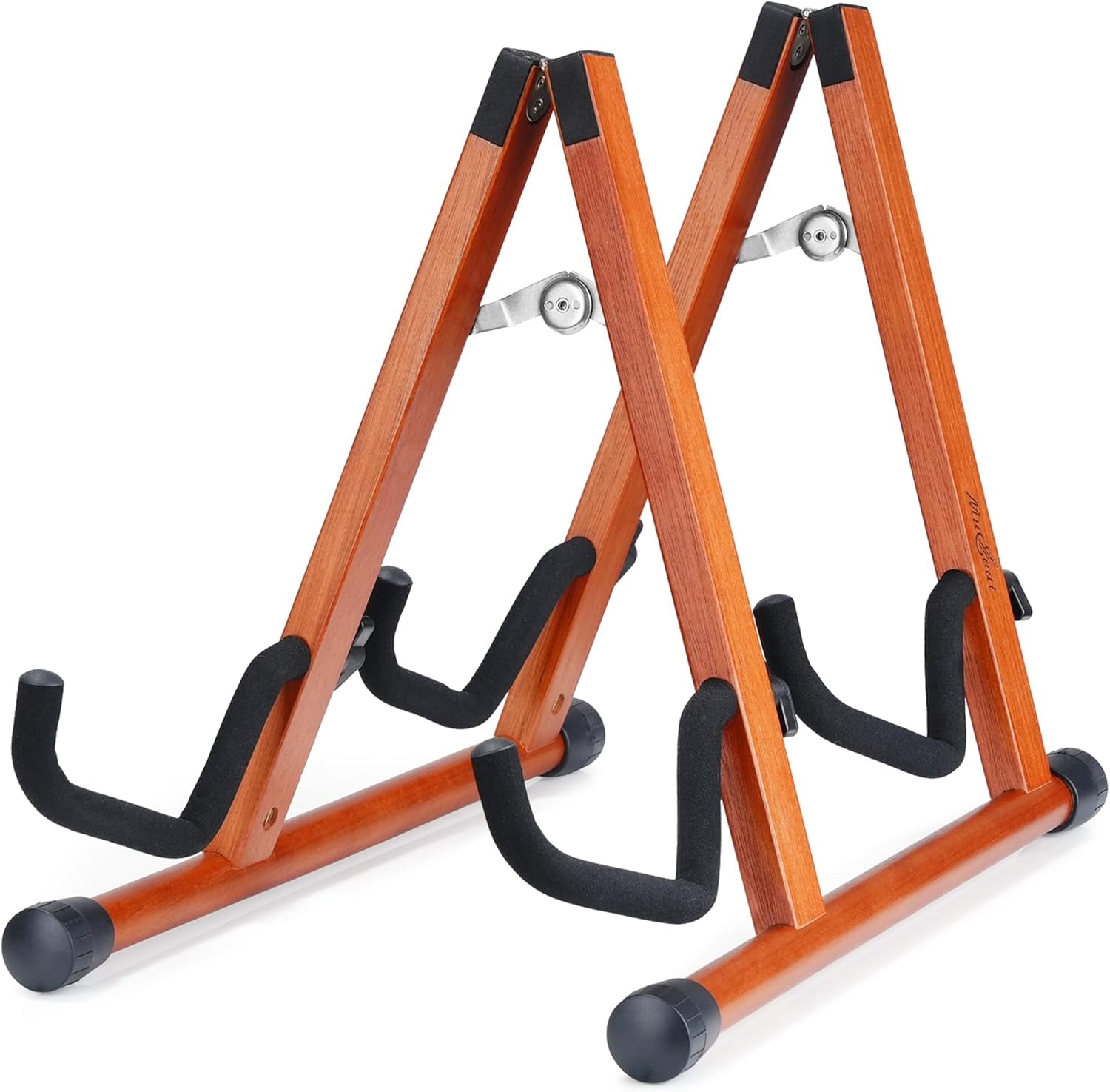 Double Guitar Stand, A-Shape Multiple Guitar Rack with Padded Foam ...