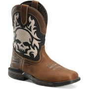 Double-H Boots Mens 11 Witness Composite Toe Non-Metallic Roper Work Boot Brown - DH5388